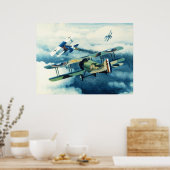 Two Down to Glory door William S. Phillips Poster (Keuken)