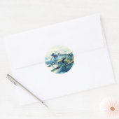 Two Down to Glory door William S. Phillips Ronde Sticker (Envelop)
