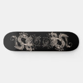 Two dragon sketch persoonlijk skateboard (Horizontaal)