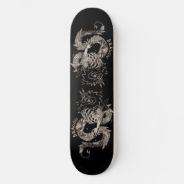 Two dragon sketch persoonlijk skateboard