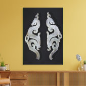 Two Dragons, c.475-221 BC Canvas Afdruk (Insitu (Woonkamer))