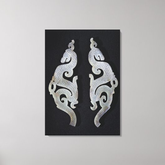 Two Dragons, c.475-221 BC Canvas Afdruk (Voorkant)