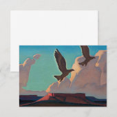 Two Eagles van Maynard Dixon Bedankkaart (Voorkant / Achterkant)