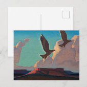 Two Eagles van Maynard Dixon Feestdagenkaart (Voorkant / Achterkant)