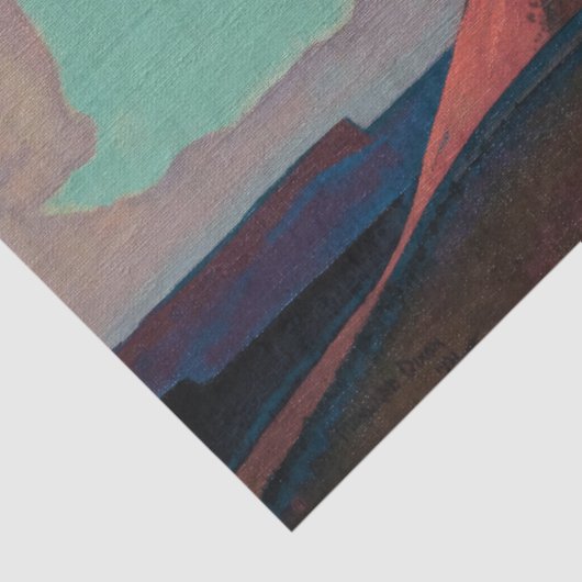 Two Eagles van Maynard Dixon Tissuepapier (Detail)