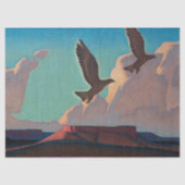 Two Eagles van Maynard Dixon Tissuepapier (Voorkant)