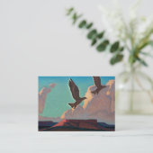 Two Eagles van Maynard Dixon Visitekaartje (Staand voorkant)