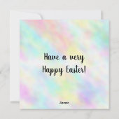 Two Easter Bunnies Feestdagenkaart (Achterkant)