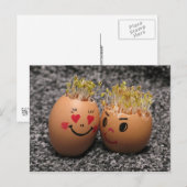 Two eggmen Dating Briefkaart (Voorkant / Achterkant)