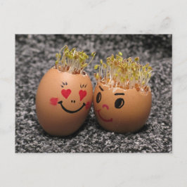 Two eggmen Dating Briefkaart