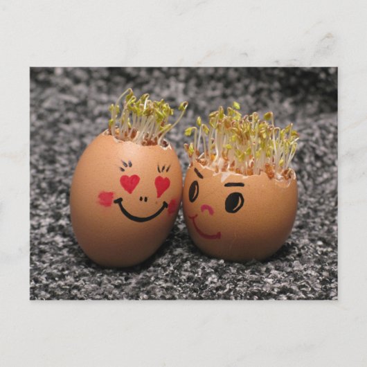 Two eggmen Dating Briefkaart (Voorkant)