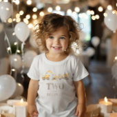 Two en Diggin' It Construction Verjaardag T-shirt