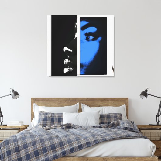 Two Equal Halves Canvas Afdruk (Insitu (Slaapkamer))