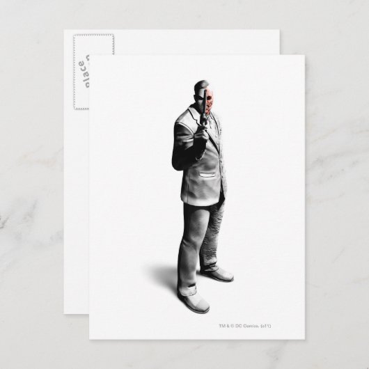 Two-Face Briefkaart (Voorkant / Achterkant)