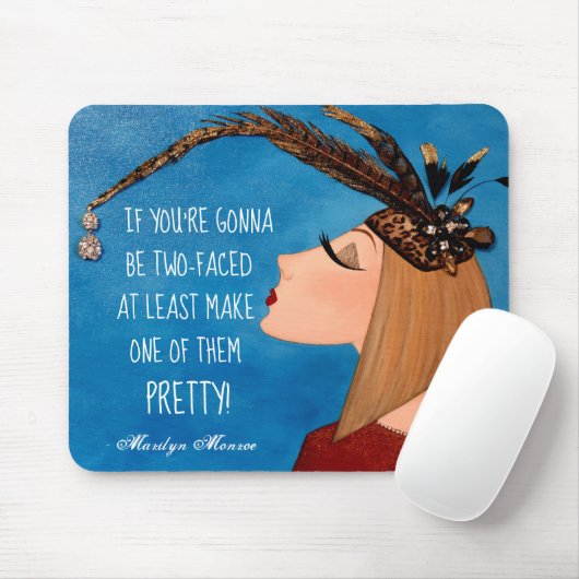 "Two-faced Diva" Muismat (Met muis)