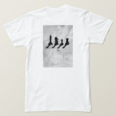 Two Faces Art T-shirt – Abstract Split Design (Design achterkant)