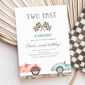 Two Fast 2 Curious Racing 2e verjaardag Kaart