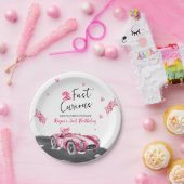 Two Fast Curious Birthday  Papieren Bordje (Feest)