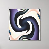 Two Feet Square Abstract Verpakt Canvas (Voorkant)