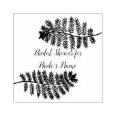 Two Ferns Vrijgezellenfeest Rubber Stamp Personali Rubberstempel (Afrduk)