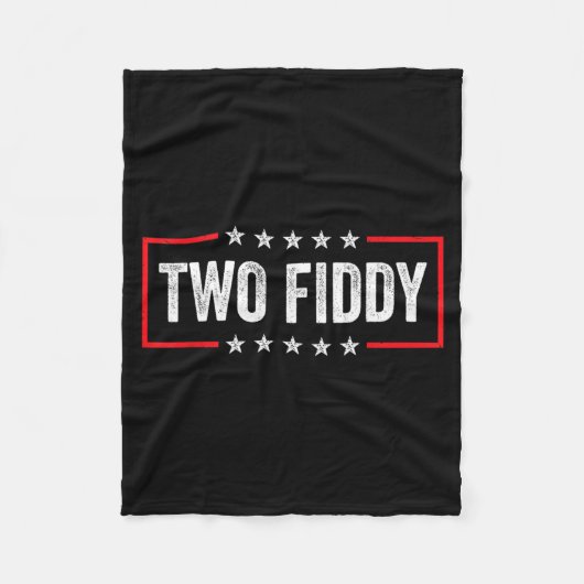 Two Fiddy Amerika 250 Fleece Deken (Voorkant)