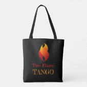 Two Flame Tango "Album Hoesje" Tas (Achterkant)