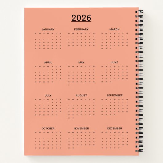 Two Flowers  Notitieboek (Achterkant)