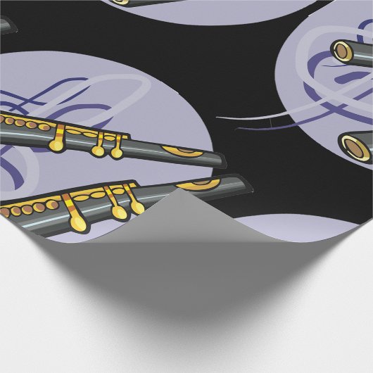 Two Flutes Wrapping Paper Cadeaupapier