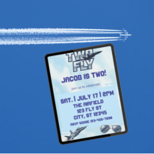 TWO Fly, Jet 2e verjaardag Kaart