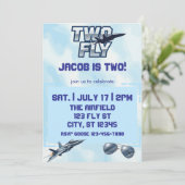 TWO Fly, Jet 2e verjaardag Kaart (Staand voorkant)