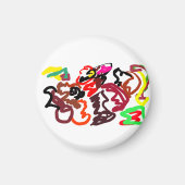 Two Foxes wedding autumn  Magneet (Voorkant)