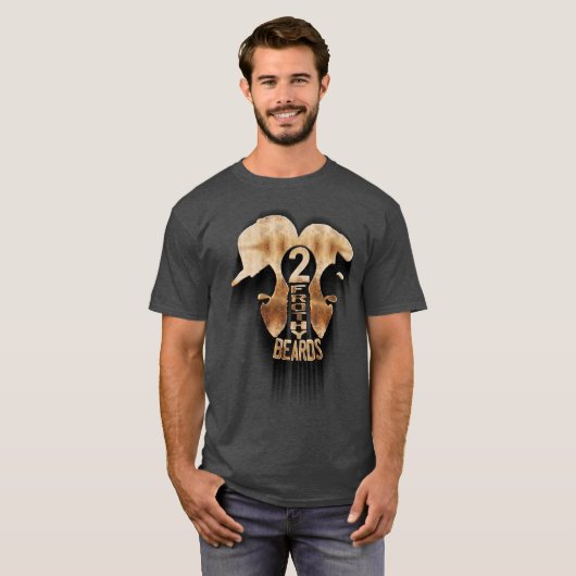 Two Frothy Beards Logo T-shirt (Voorkant volledig)