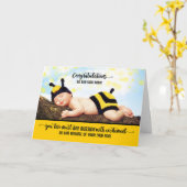 TWO Gay Dads New Son Baby gefeliciteerd Kaart (Gele Bloem)