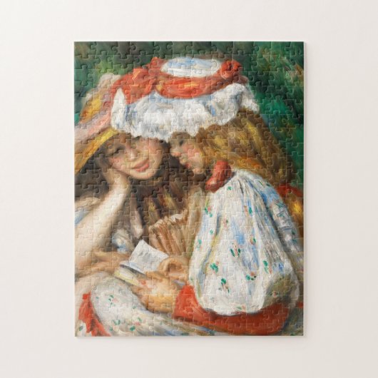 Two Girls Reading By Pierre Auguste Renoir Legpuzzel (Verticaal)