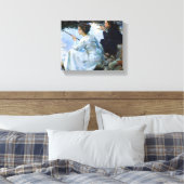 Two Girls Vist, 1912 door John Singer Sargent Canvas Afdruk (Insitu (Slaapkamer))