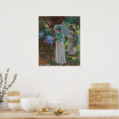 Two Girls with Parasols Poster (Keuken)