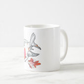 two gold fish Mug Koffiemok (Voorkant rechts)