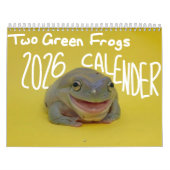 Two Green Frogs' 2026 Calendar Kalender (Hoes)