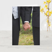 Two Grooms Kaart (Gele Bloem)