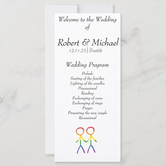 Two Grooms Rainbow Love (Voorkant)