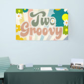 TWO GROOVY, 2E VERJAARDAG, ZONNESCHIJN, REGENBOOG SPANDOEK (Beurs)