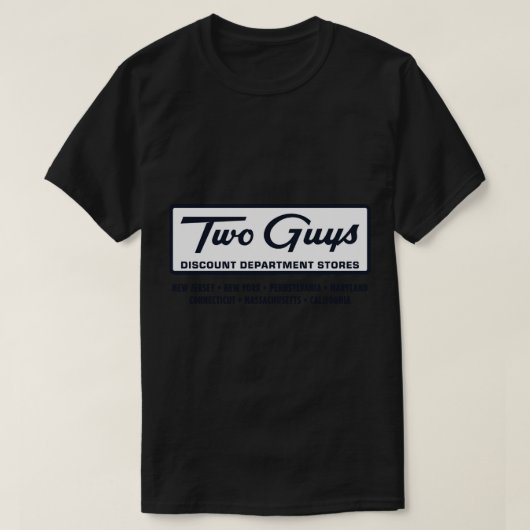 Two Guys Discount Department Stores  T-shirt (Design voorkant)