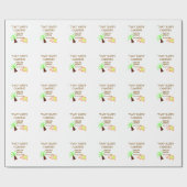 Two happy camping 2nd birthday tree camp kids cadeaupapier (Vlak)