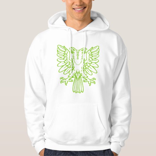 Two Headed Eagle - Martian Green Hoodie (Voorkant)