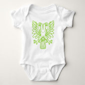 Two Headed Eagle - Martian Green Romper (Voorkant)