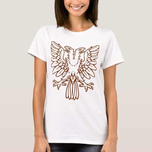 Two Headed Eagle - Walnut T-shirt (Voorkant)