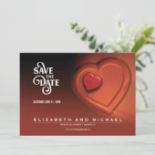 Two Hearts Beating As One (Versie 4) Save The Date (Staand voorkant)