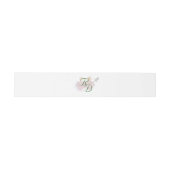 Two Hearts Catholic Wedding Invitation Belly Band Uitnodigingen Wikkel (Vlak)