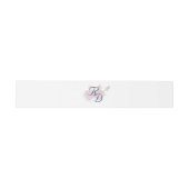 Two Hearts Catholic Wedding Invitation Belly Band Uitnodigingen Wikkel (Vlak)