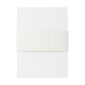 Two Hearts Catholic Wedding Invitation Belly Band Uitnodigingen Wikkel (Achterkant Voorbeeld)